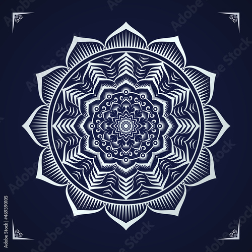 Luxury Mandala Background design with Arabesque Arabic Islamic east style. decorative mandala for print, flyer, brochure,  poster, cover,  banner.