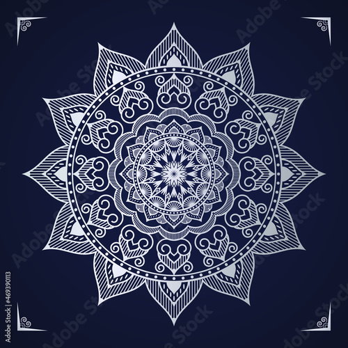Luxury Mandala Background design with Arabesque Arabic Islamic east style. decorative mandala for print, flyer, brochure,  poster, cover,  banner.