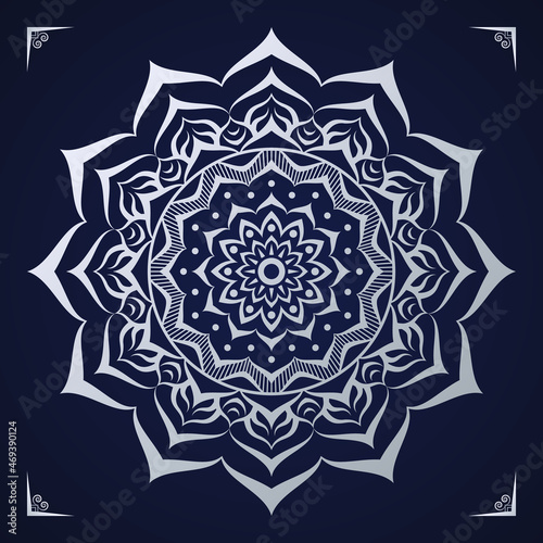 Luxury Mandala Background design with Arabesque Arabic Islamic east style. decorative mandala for print, flyer, brochure,  poster, cover,  banner.