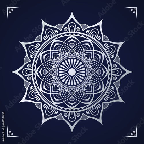 Luxury Mandala Background design with Arabesque Arabic Islamic east style. decorative mandala for print, flyer, brochure,  poster, cover,  banner.