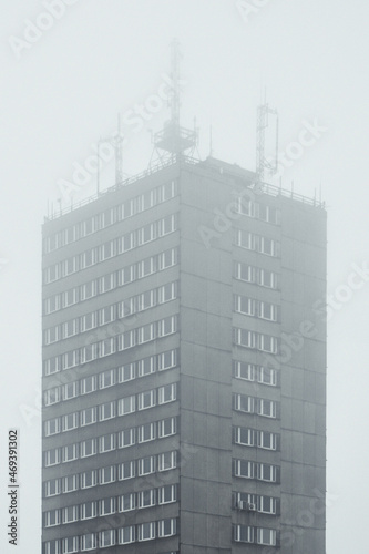 Wallpaper Mural Foggy building Torontodigital.ca