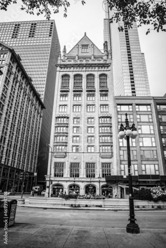 Vászonkép Impressing skyscrapers of downtown Chicago