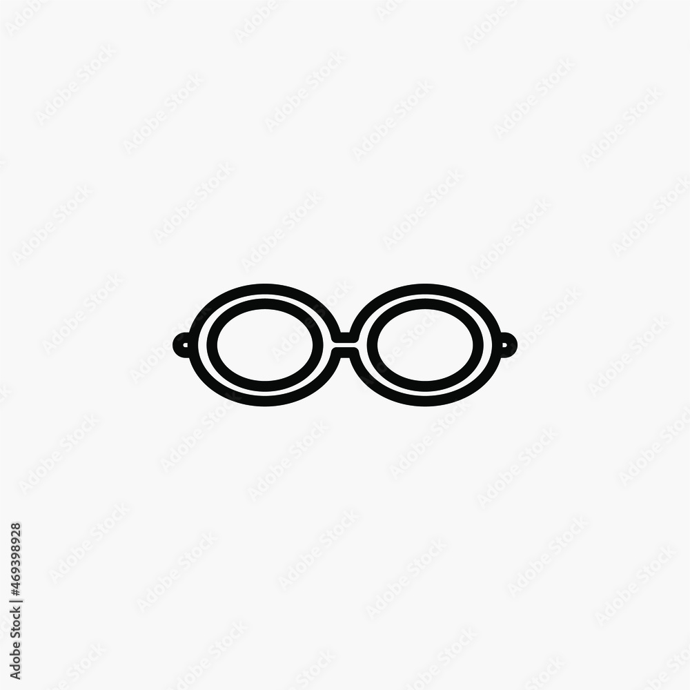 Glasses, eyeglasses line icon, vector, illustration, logo template. Suitable for many purposes. Glasses, eyeglasses line icon, vector, illustration, logo template. Suitable for many purposes.
