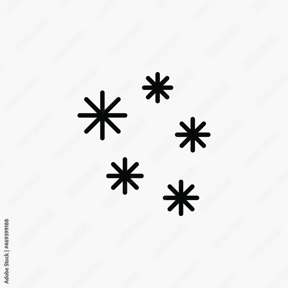 Stars line icon, vector, illustration, logo template. Suitable for many purposes.