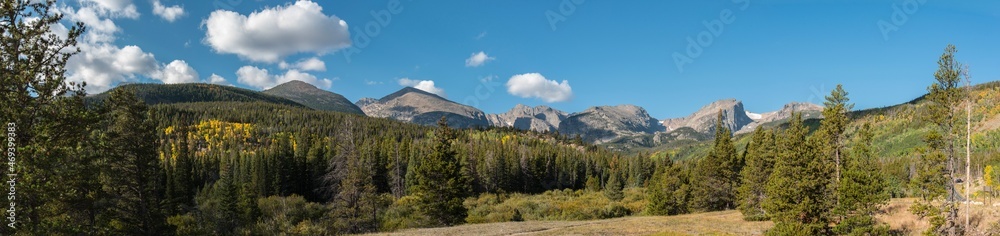 View of a mountain in the Rocky Mountains