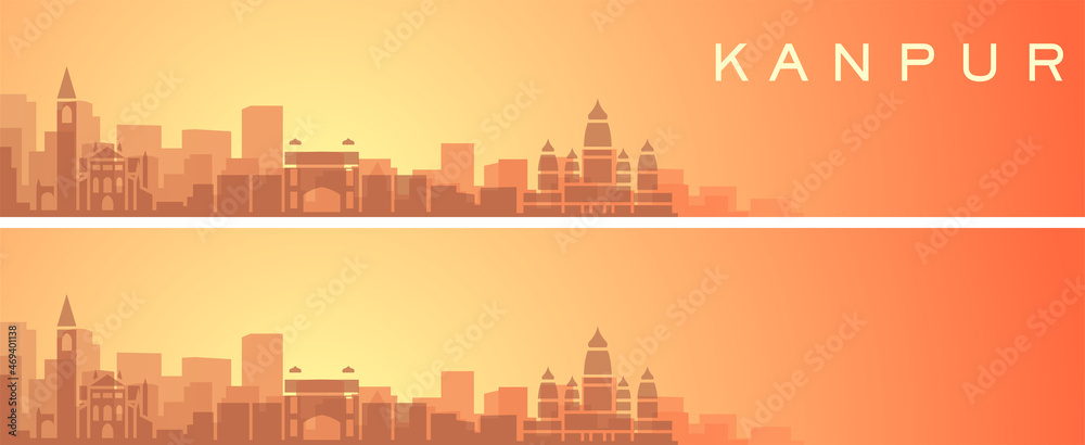 Kanpur Beautiful Skyline Scenery Banner