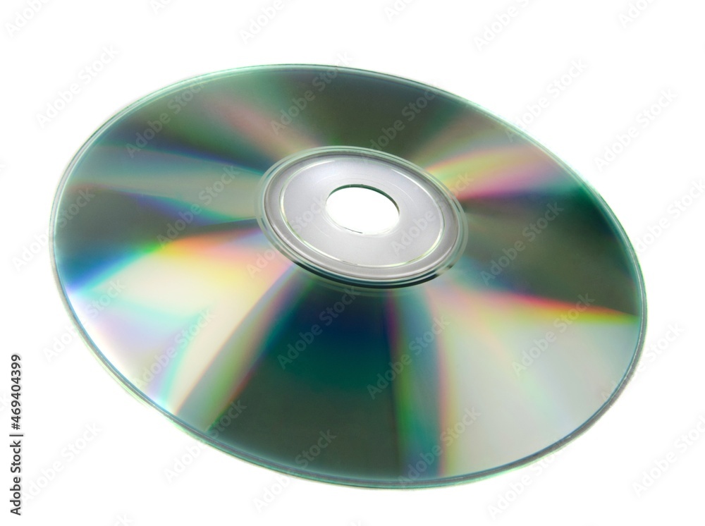 Compact Discs computer equipment on the desk Compact Discs computer equipment on the desk
