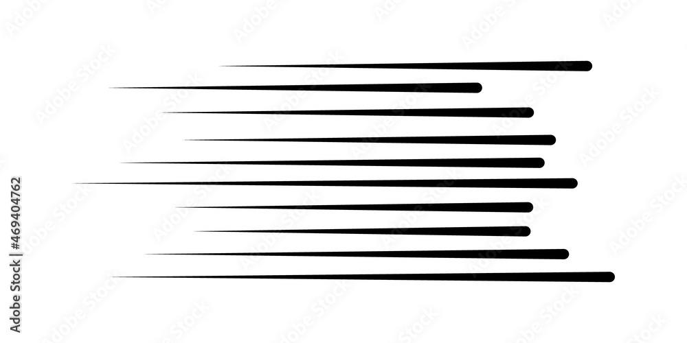Black speed lines for Comic, motion effect. Black speed lines for Comic, motion effect.