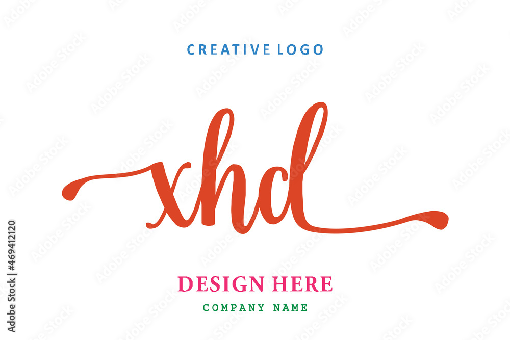 XHD lettering logo is simple, easy to understand and authoritative