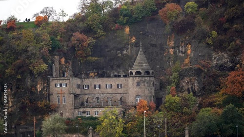 Rock Chapel Church Sziklakapolna in Gellert Hill, Budapest Hungary Europe photo