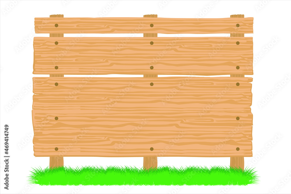 Set of wooden sign and empty wooden board vector illustration Set of wooden sign and empty wooden board vector illustration