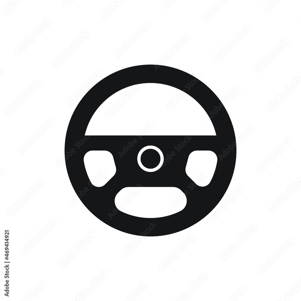Car steering icon design vector illustration Car steering icon design vector illustration