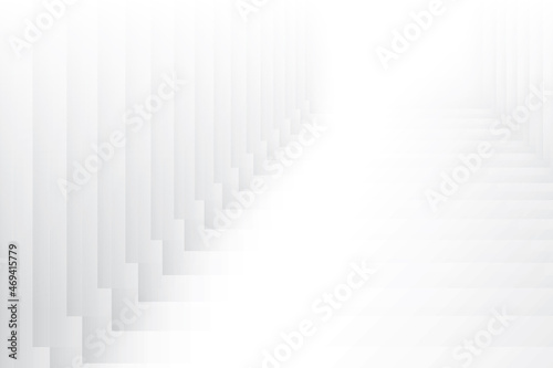 Abstract white and gray color, modern design background with geometric shape. Vector illustration.