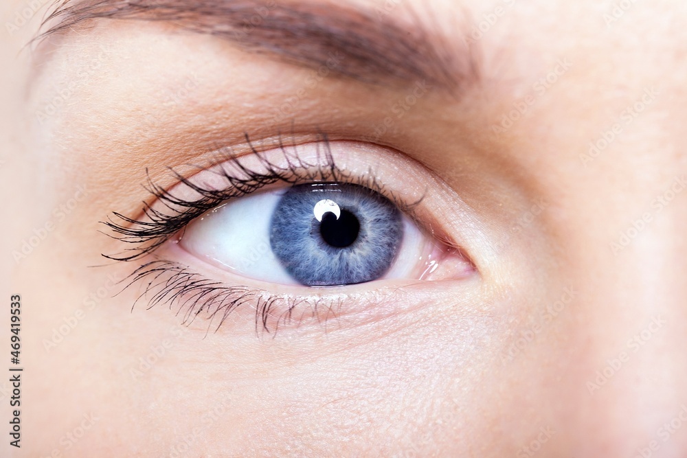 Macro image of human eye Macro image of human eye