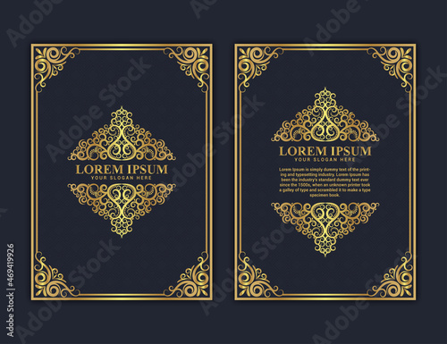 Book cover design in A4 size. Annual report.Brochure design. Simple pattern. Flyer,promotion