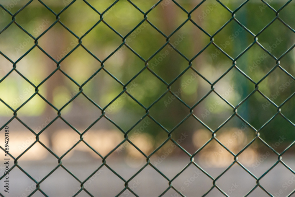 Fototapeta premium chain-link fence