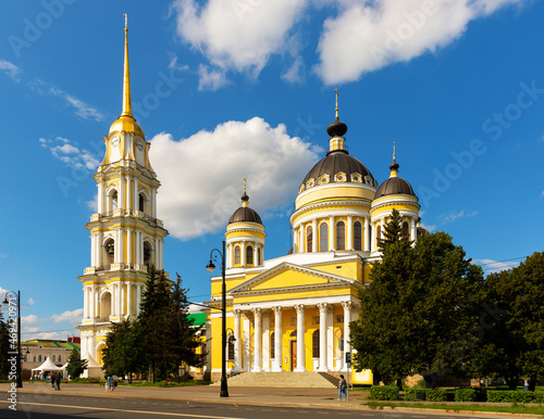 Spaso-Preobrazhensky Cathedral in the provincial town of Rybinsk. Russia photo