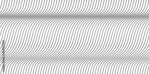 Black curve lines. Wavy background. Waves.