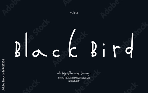 Elegant modern alphabet letter font. luxury typography fonts logo font premium vector Premium Vector