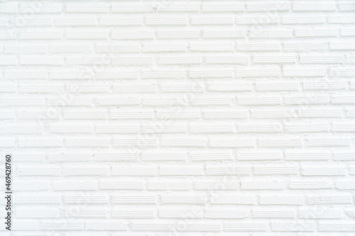 White brick wall taxtured and background