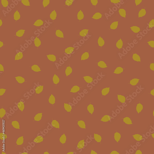 autumn leaves vector seamless pattern. background for fabrics, prints, packaging and postcards
