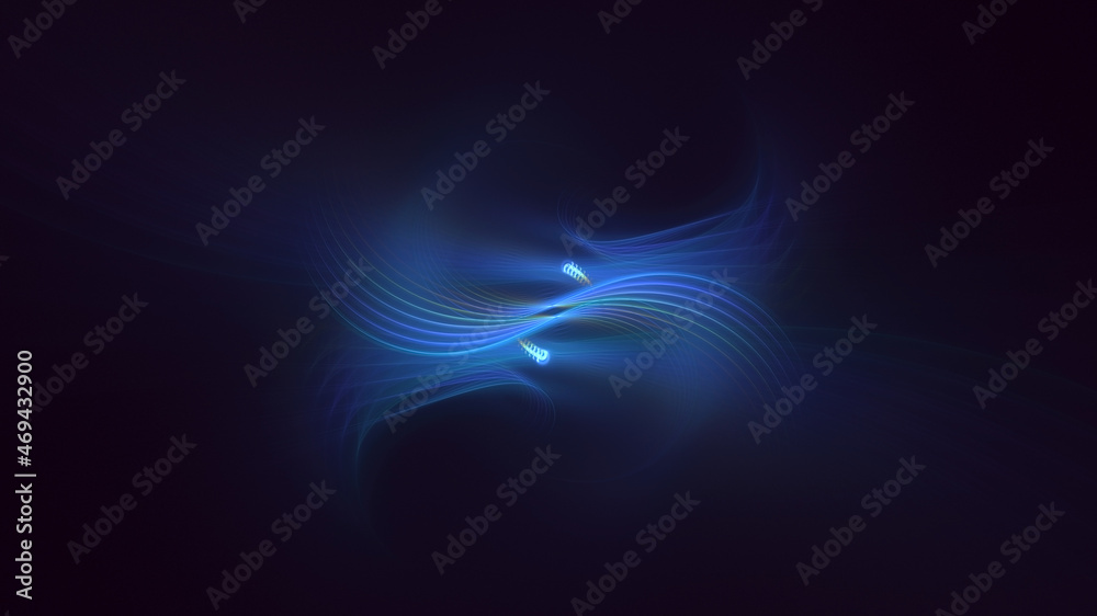 3D rendering abstract multicolor fractal light background 3D rendering abstract multicolor fractal light background