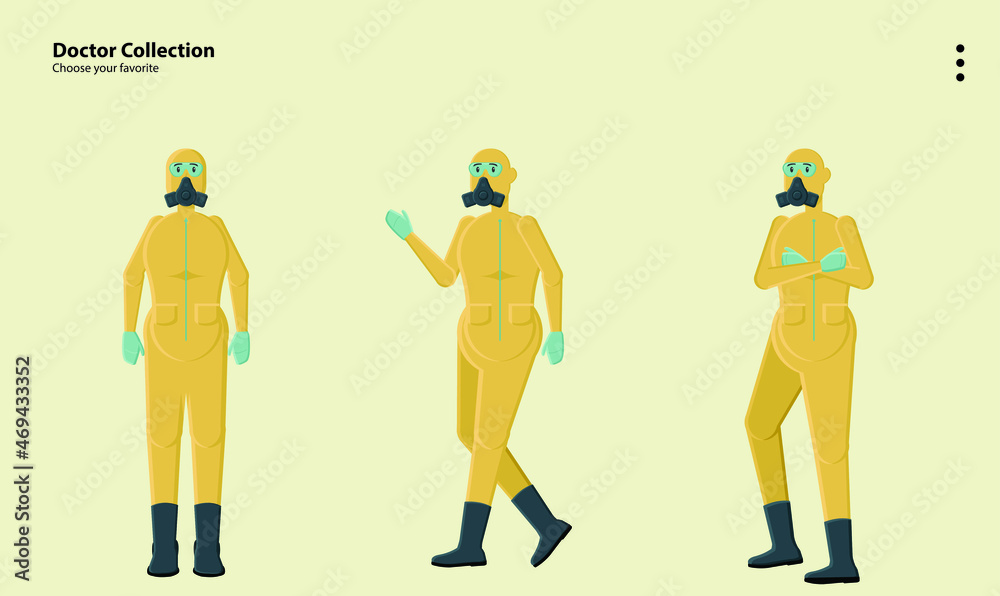 character modern cartoon flat icon uniform collection illustration group set background wallpaper cute man woman people answer doctor human icon set material occupation banner job worker female