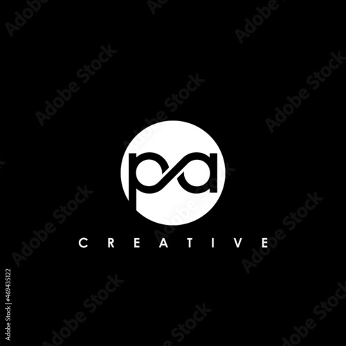 PA Letter Initial Logo Design Template Vector Illustration