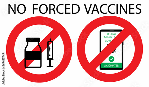 Refusal of vaccination, protest against restrictions, establishment of identification code