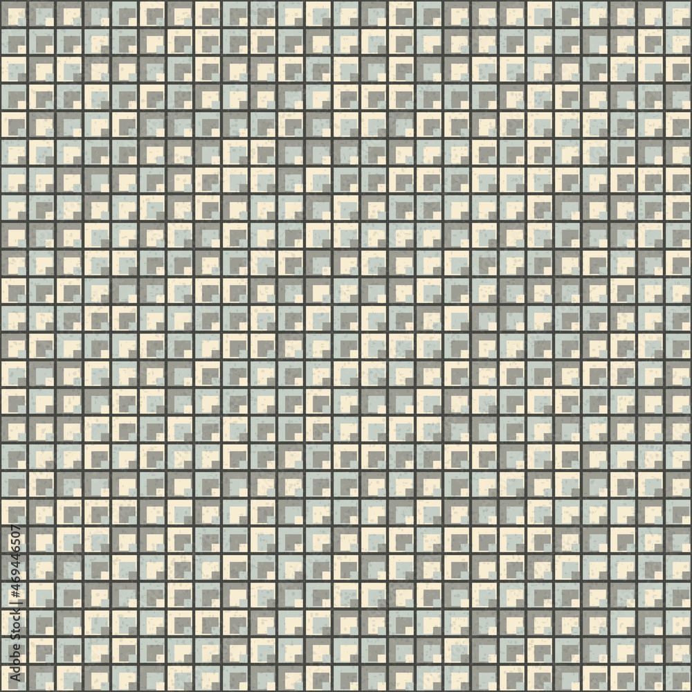 Fototapeta premium Abstract Geometric Pattern generative computational art illustration