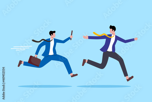 Relay race, cooperation, career, workplace, stock market, enterprise, corporate culture, subordinates, employees, work, work, white-collar workers, assistance, cooperation,