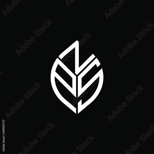 NPS letter logo creative design. NPS unique design

