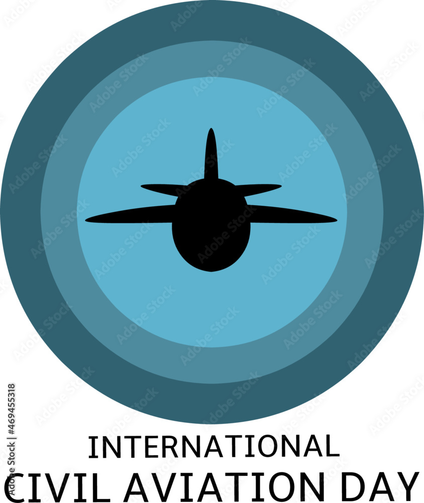 Illustration Vector Design of International Civil Aviation Day