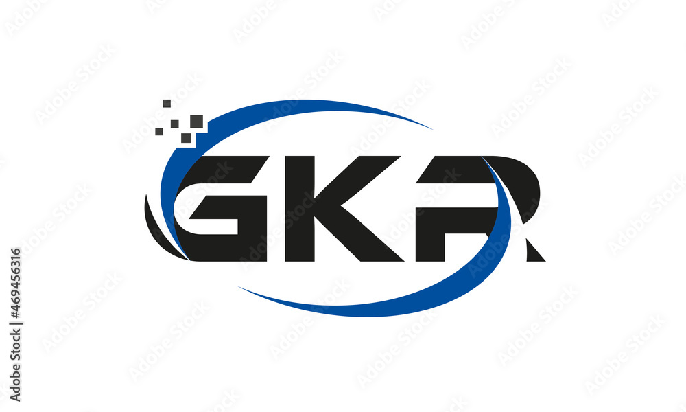 dots or points letter GKR technology logo designs concept vector Template Element dots or points letter GKR technology logo designs concept vector Template Element