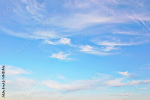 blue sky clouds background abstract skyline landscape nature paradise air