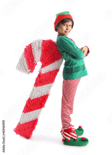 Cute little boy dressed as ...