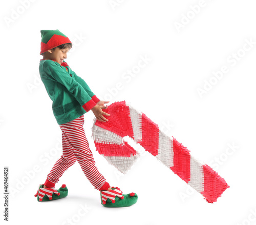 Cute little boy dressed as ...
