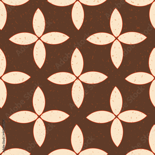 Off white ornament vector seamless repeat pattern print background