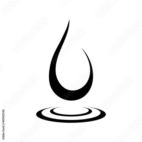 water icon vector. liquid illustration sign. purify symbol. pure logo.