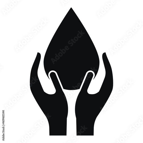 water icon vector. liquid illustration sign. purify symbol. pure logo.