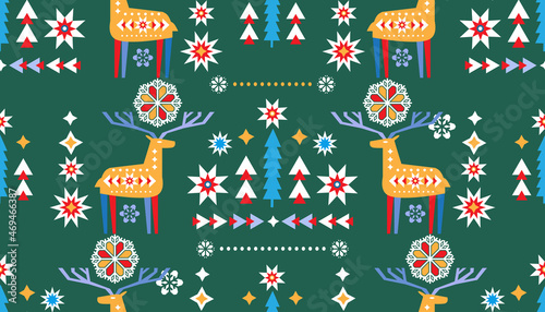 Christmas deer pattern 5