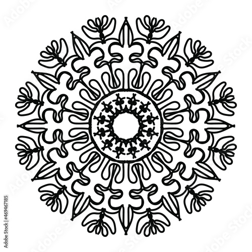 Original Retro Indian Mandala Elements