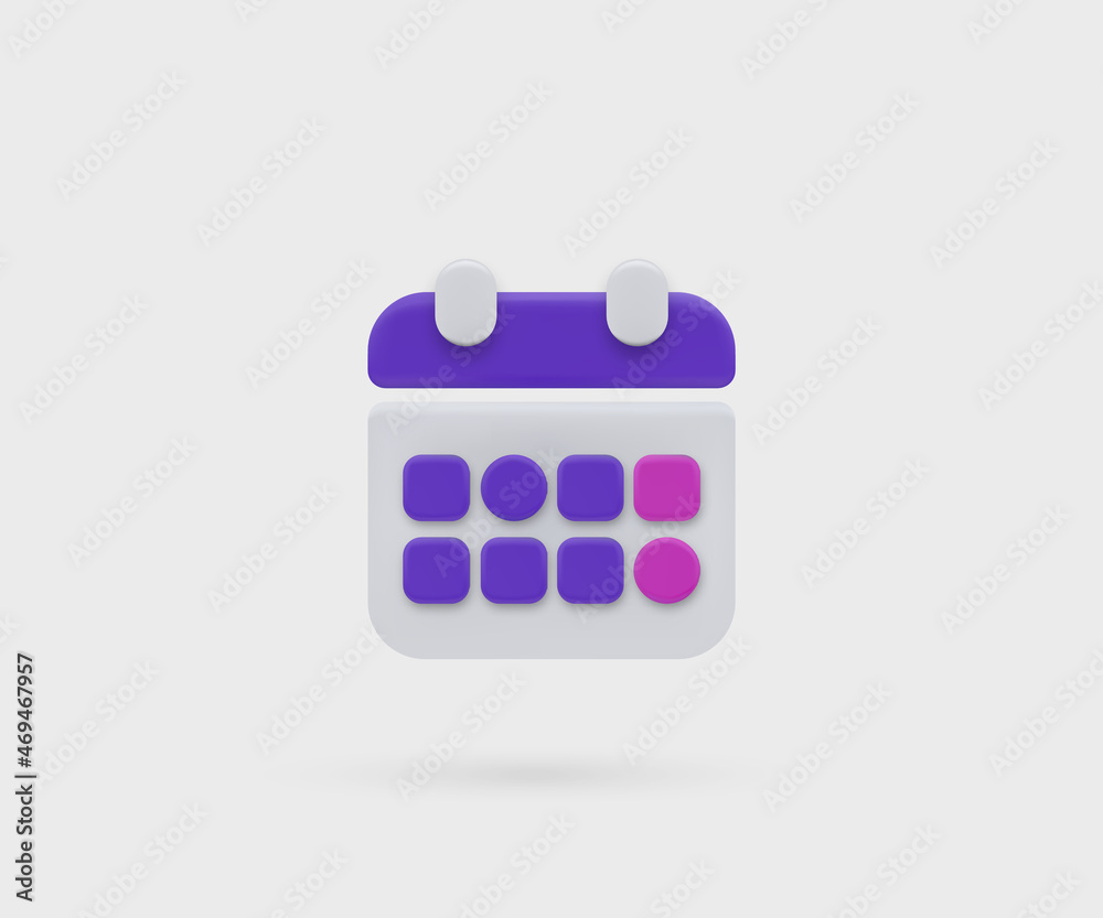 Realistic icon with calendar 3d. Time icon vector. Calendar deadline. Realistic 3d vector. Vector illustration transparent background. Schedule, date, day, plan, symbol concept Realistic icon with calendar 3d. Time icon vector. Calendar deadline. Realistic 3d vector. Vector illustration transparent background. Schedule, date, day, plan, symbol concept
