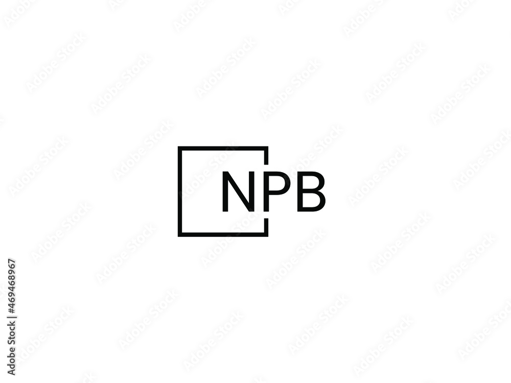 NPB letter initial logo design vector illustration NPB letter initial logo design vector illustration