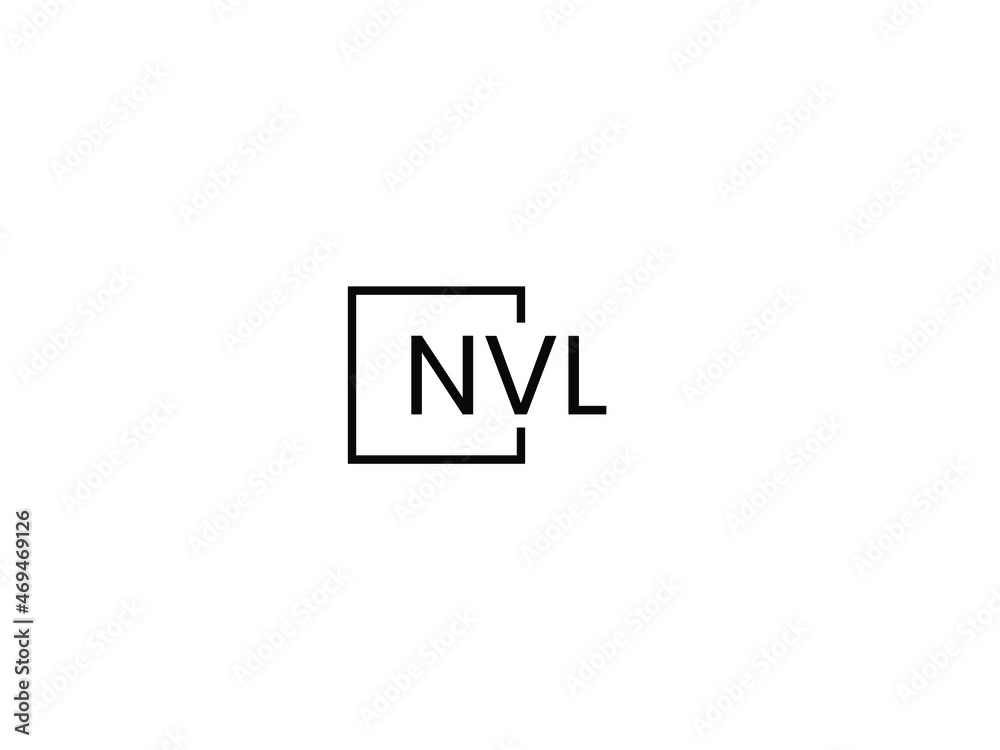 NVL letter initial logo design vector illustration