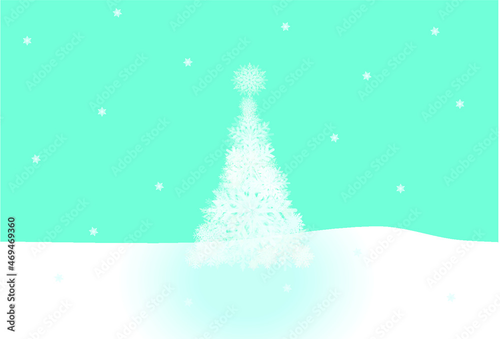 a Christmas tree made of snowflakes,
Creates a holy, minimal and positive feeling. Lot of space to add your image and text. vector. a Christmas tree made of snowflakes,
Creates a holy, minimal and positive feeling. Lot of space to add your image and text. vector.