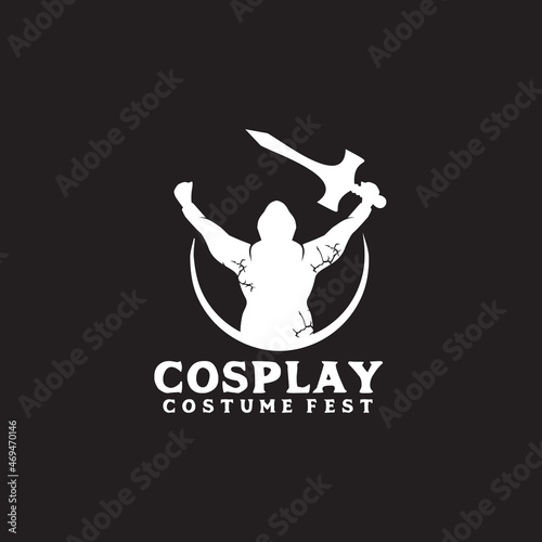 Cosplay costume store logo design