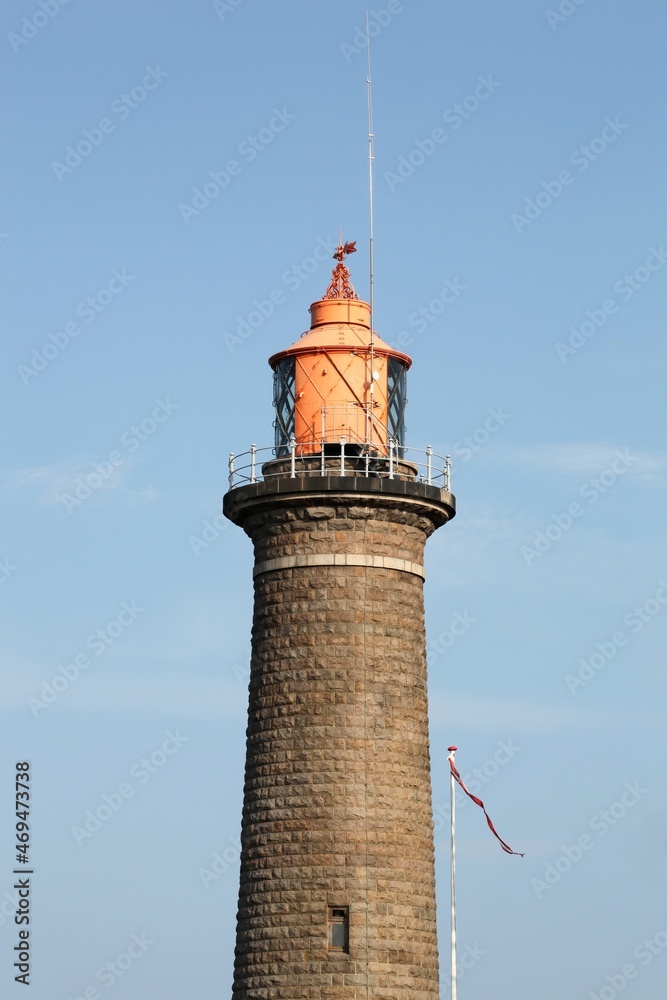 Fornaes lighthouse in Grenaa, Denmark