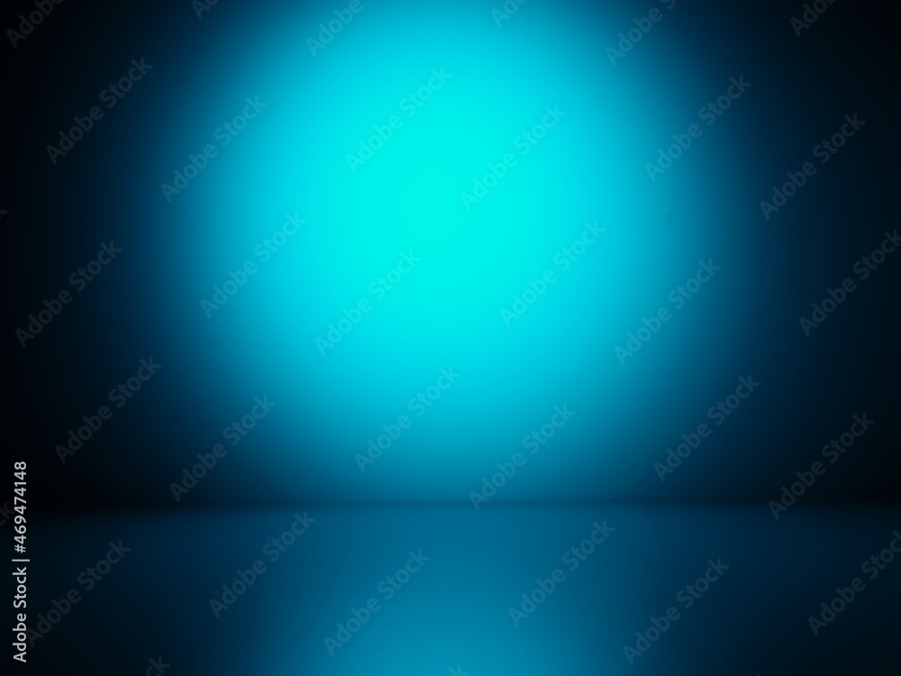 Blue glow in the dark - abstract background Blue glow in the dark - abstract background