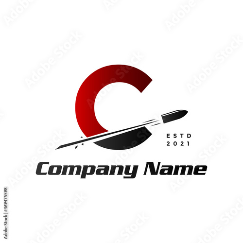 Initial C Bullet logo